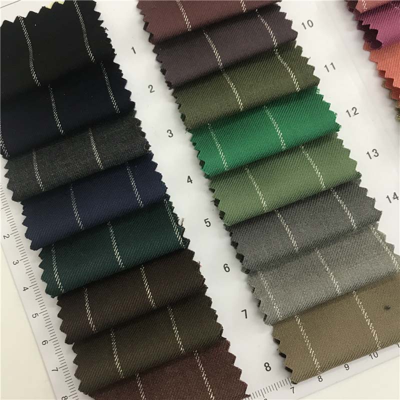 TR银丝制服呢 32个颜色现货供应厂家直销职业装工装面料3441949