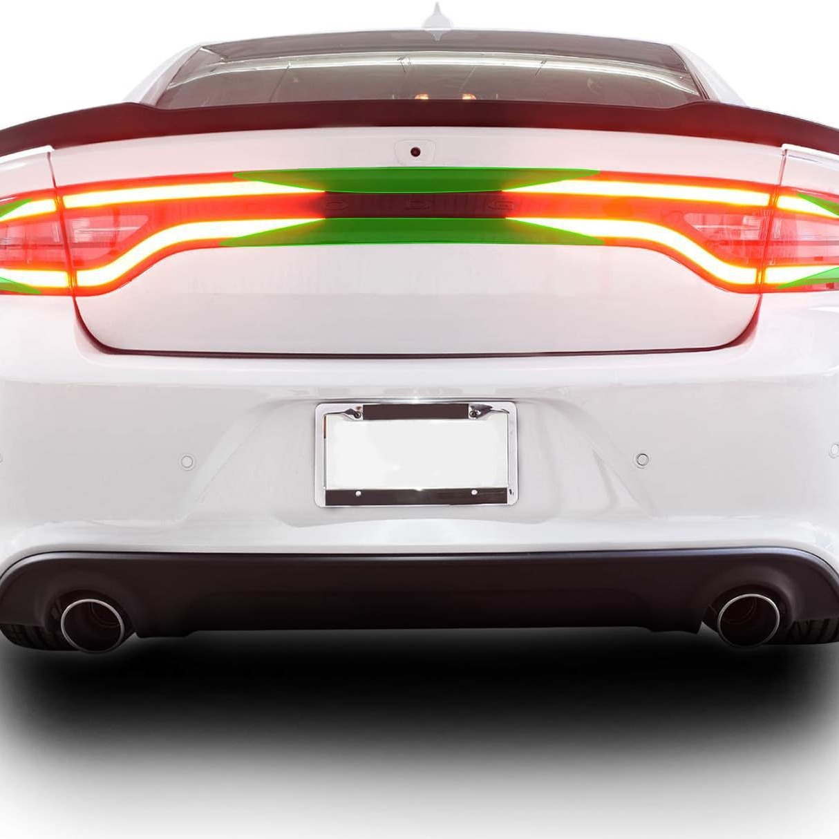 Pista de luz trasera del coche cubierta de vinilo calcomanía para Dodge Charger 2015-2022