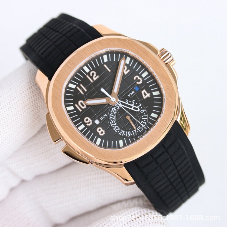 Patek Grenade Nautilus Series 5164 Multi-Function Chronograph Fully Automatic Mechanical Watch with Luminous Waterproof Men's Watch