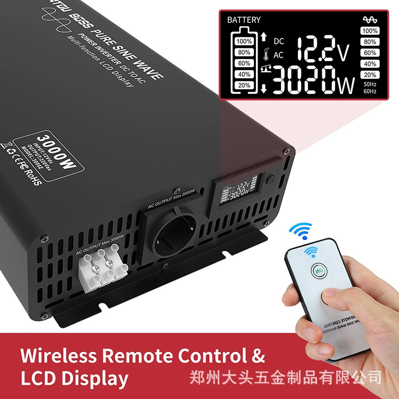 Инвертор для автономной работы DATOUBOSS 12V-72V 300W-5000W синусоидальный 220V/110V, солнечный дом