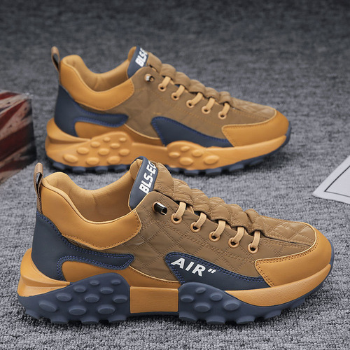 Men's Shoes  New Summer Thick Heel Height Sports Running Ahoge Papa Trendy Shoes for Men Spring Autumn Casual Board Shoes