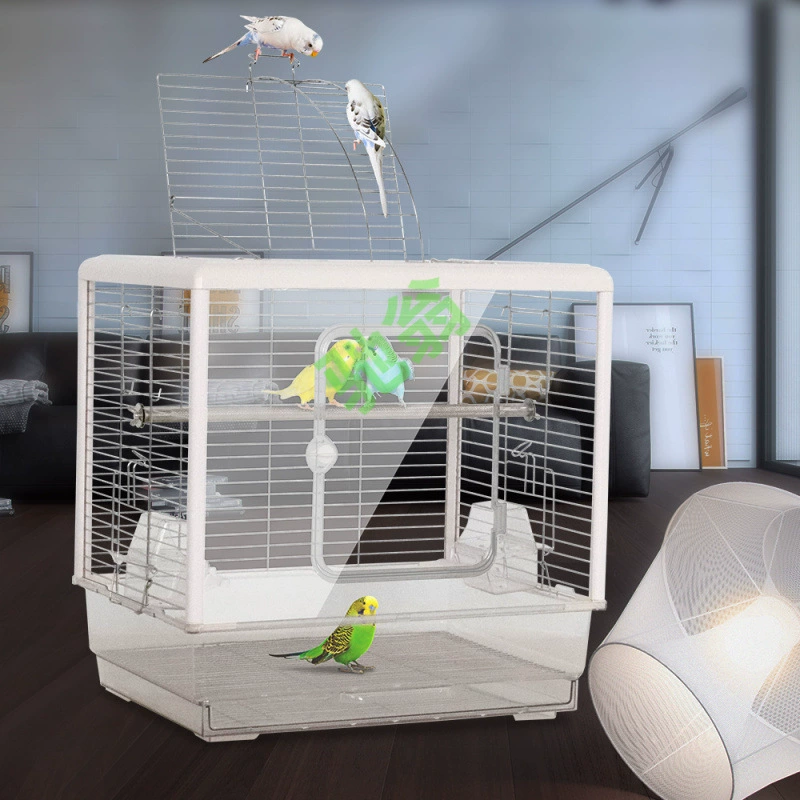 Yut кантонский попугай клетка для птиц большой пион тигровая шкура Кек попугай большая прозрачная нержавеющая сталь декоративная клетка SS
