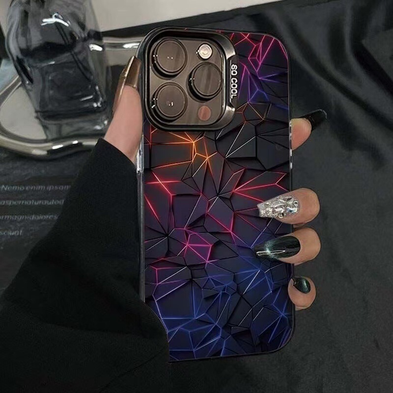 Colorful Crack Design Suitable for Apple 16 Pro Max Phone Case iPhone 15 Pro Creative 17 Pro Cool 14 Trendy Colorful Crack Design Suitable for Apple 16 Pro Max Phone Case iPhone 15 Pro Creative 17 Pro Cool 14 Trendy