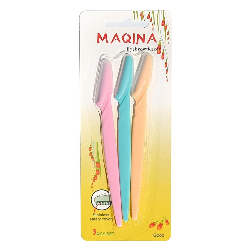 Maqina macro ceja trimmer raspador de cejas raspador de pelo ceja afeitadora ceja trimmer herramienta de belleza simple traje al por mayor