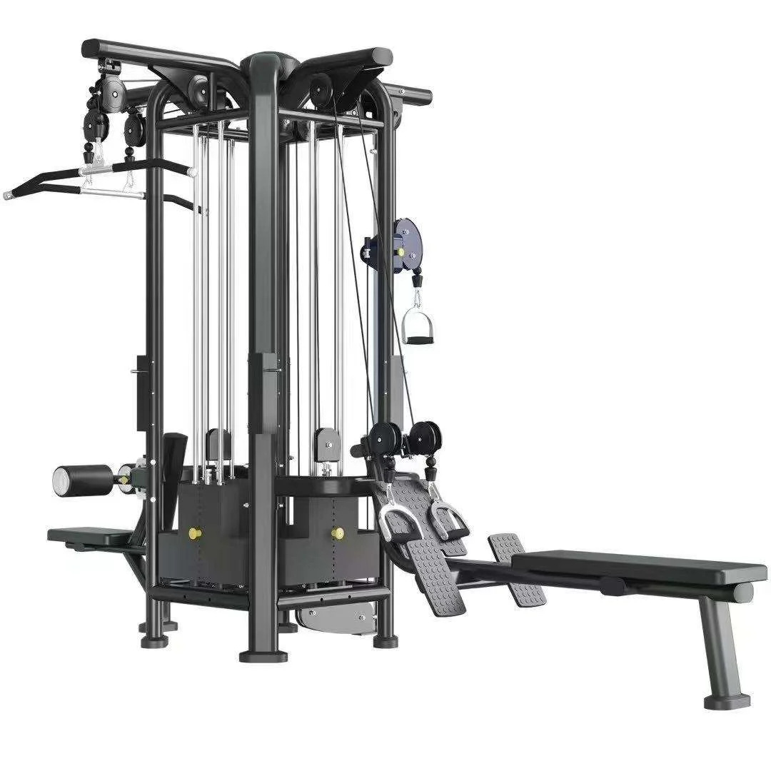 Gimnasio Lijian cuatro o cinco personas estacionamiento tamaño pequeño pájaro pórtico Smith multifunción capacidad equipo de entrenamiento integral