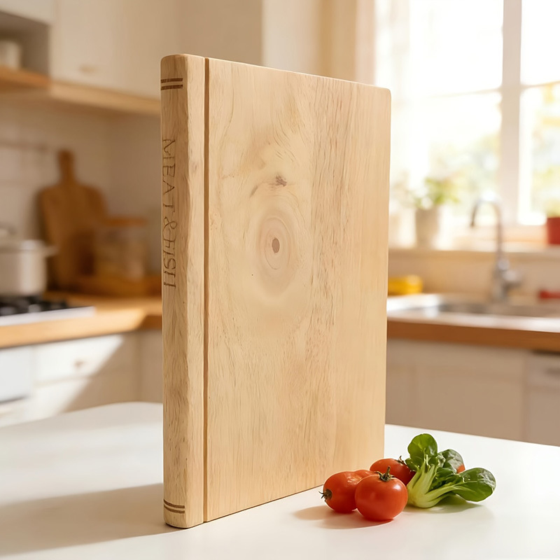 Cocina transfronteriza cortando tablas de cortar tablas de cortar tablas de cortar tablas de cortar tablas de cortar Acacia tablas de cortar libros de tablas de cortar tablas de cortar madera en forma de libro tablas de cortar madera maciza personalizadas image 4