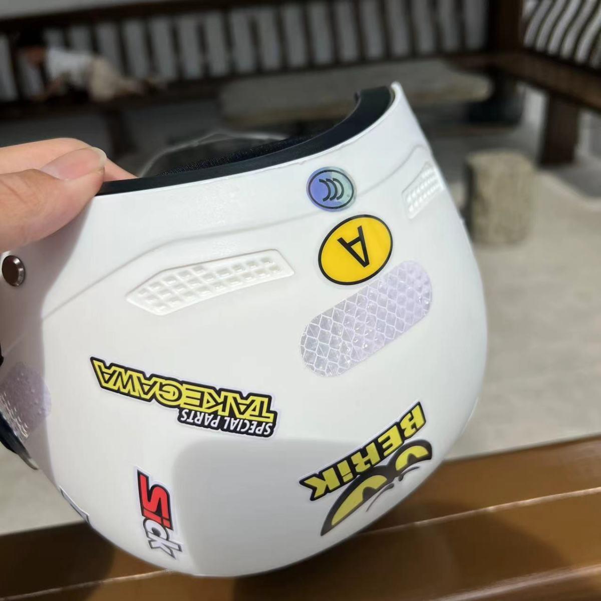 New summer collection: certified adult helmet, electric scooter half helmet, UV protection, windproof, and impact-resistant motorcycle safety helmet