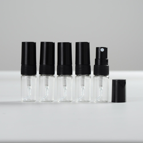 Screw-cap glass refillable mini perfume atomizer 2/3/5/10ml glass perfume refill bottle