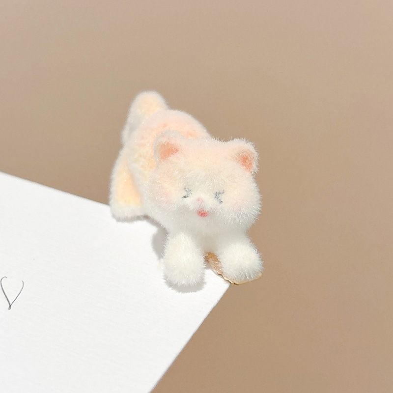 1#Clip Happy Cat: clip de 3 cm con accesorio de aproximadamente 4,5 cm