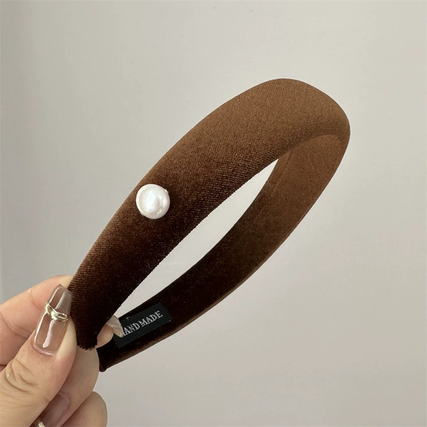 Velvet Low Pearl-Coffee
