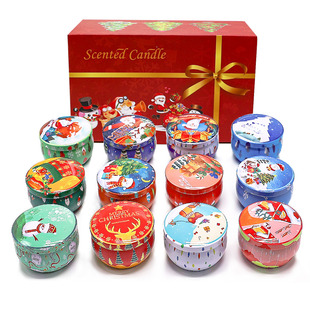 Christmas aromatherapy candle suit plant essential oil soy wax fragrance candle holiday party atmosphere gift
