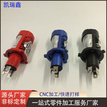 工厂批发双透镜led车灯h4灯红黑蓝套件 鱼眼小透镜摩托车迷你双光