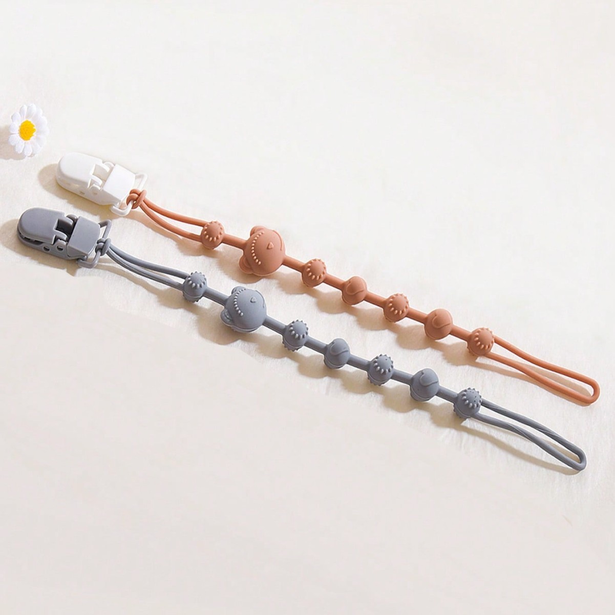 Cadenas de oso + plástico azul cinza + acero ligero