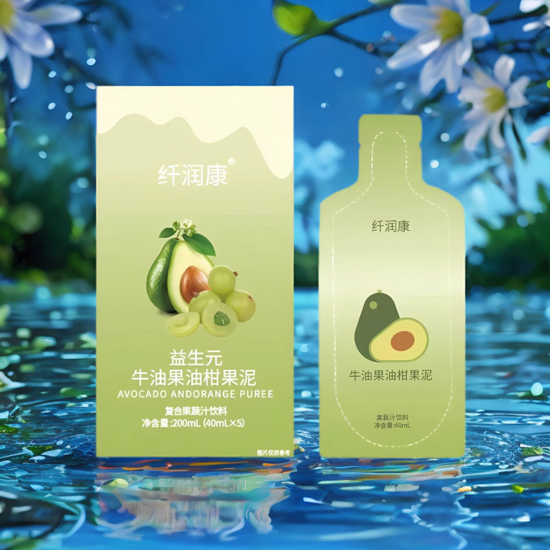 繊維潤康牛脂果油柑果泥アップグレード金200ml(40ml x 5袋)|undefined