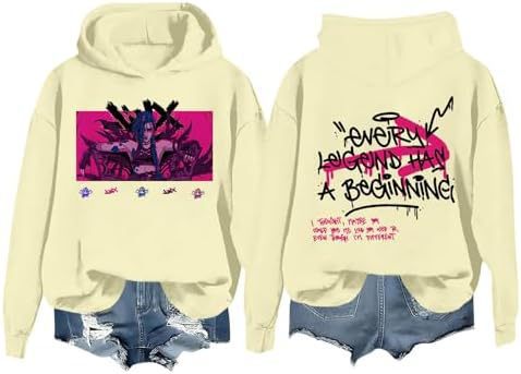 DLDXJQTPL Jinx Was Here Women Hoodie Jinx Arcane Figure