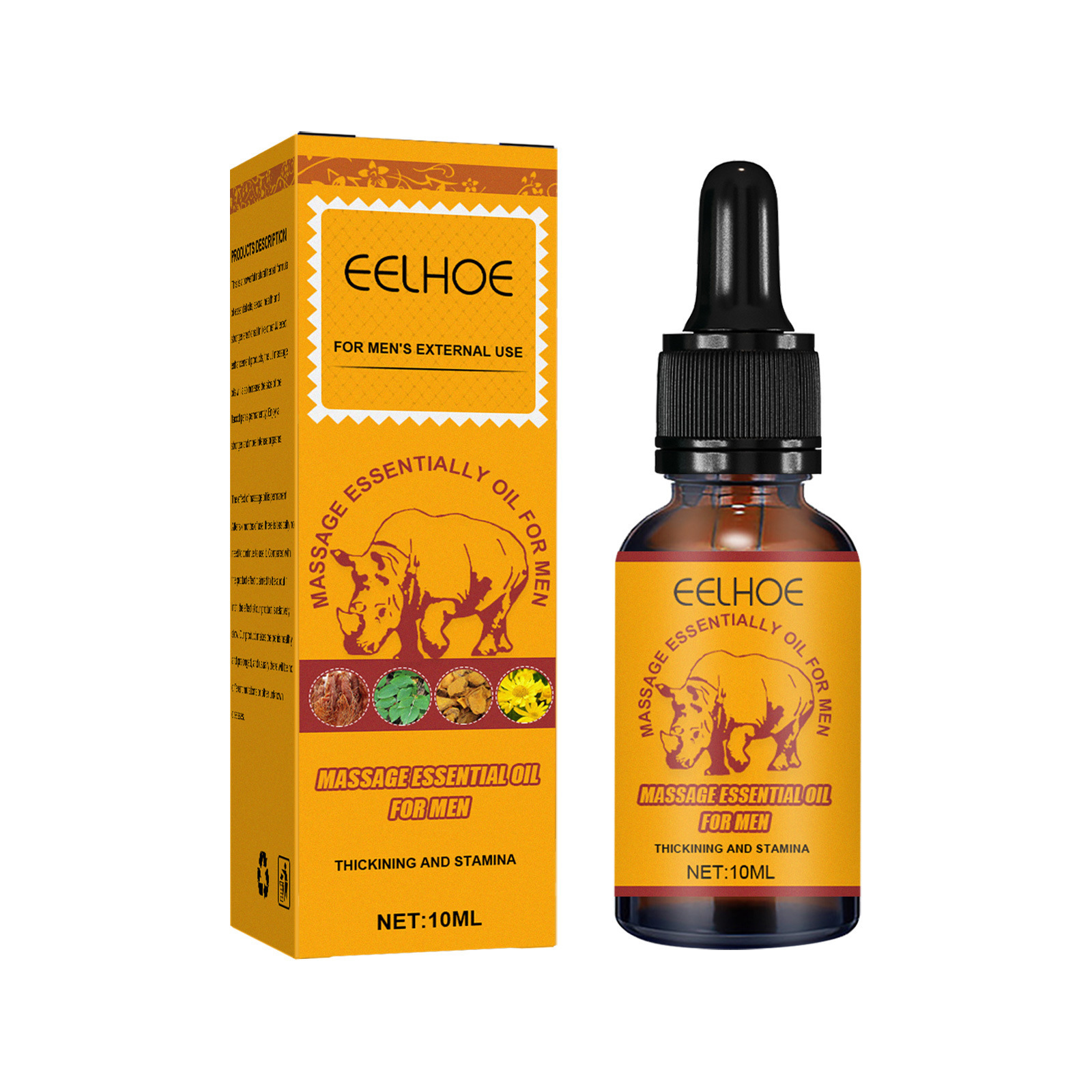 EELHOE Men's Strength Massage Care Body Exercise Maintenance Essential Oil_voghion.com