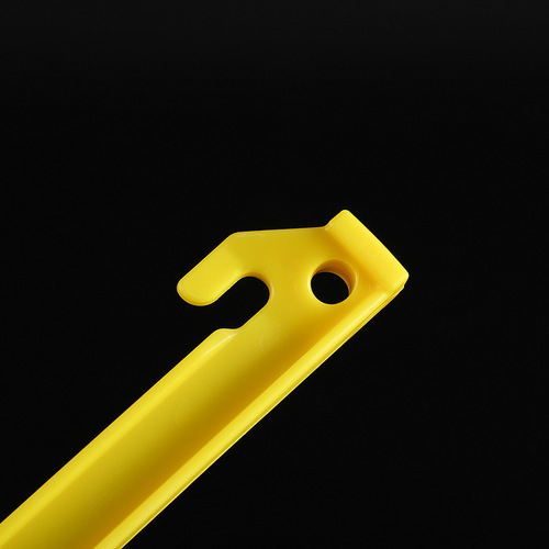 Manufacturer cross-border 230mm camping tent PP plastic ground nails yellow fixed ground nails beach windproof plastic ground nails