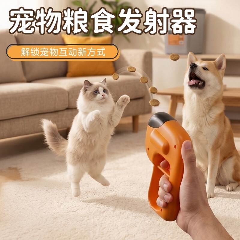 Cross-Border Pet Food Launcher, Interactive Toy for Cats and Dogs, Freeze-Dried Food Dispenser, Self-Entertainment and Boredom-Relief Gadget Cross-Border Pet Food Launcher, Interactive Toy for Cats and Dogs, Freeze-Dried Food Dispenser, Self-Entertainment and Boredom-Relief Gadget