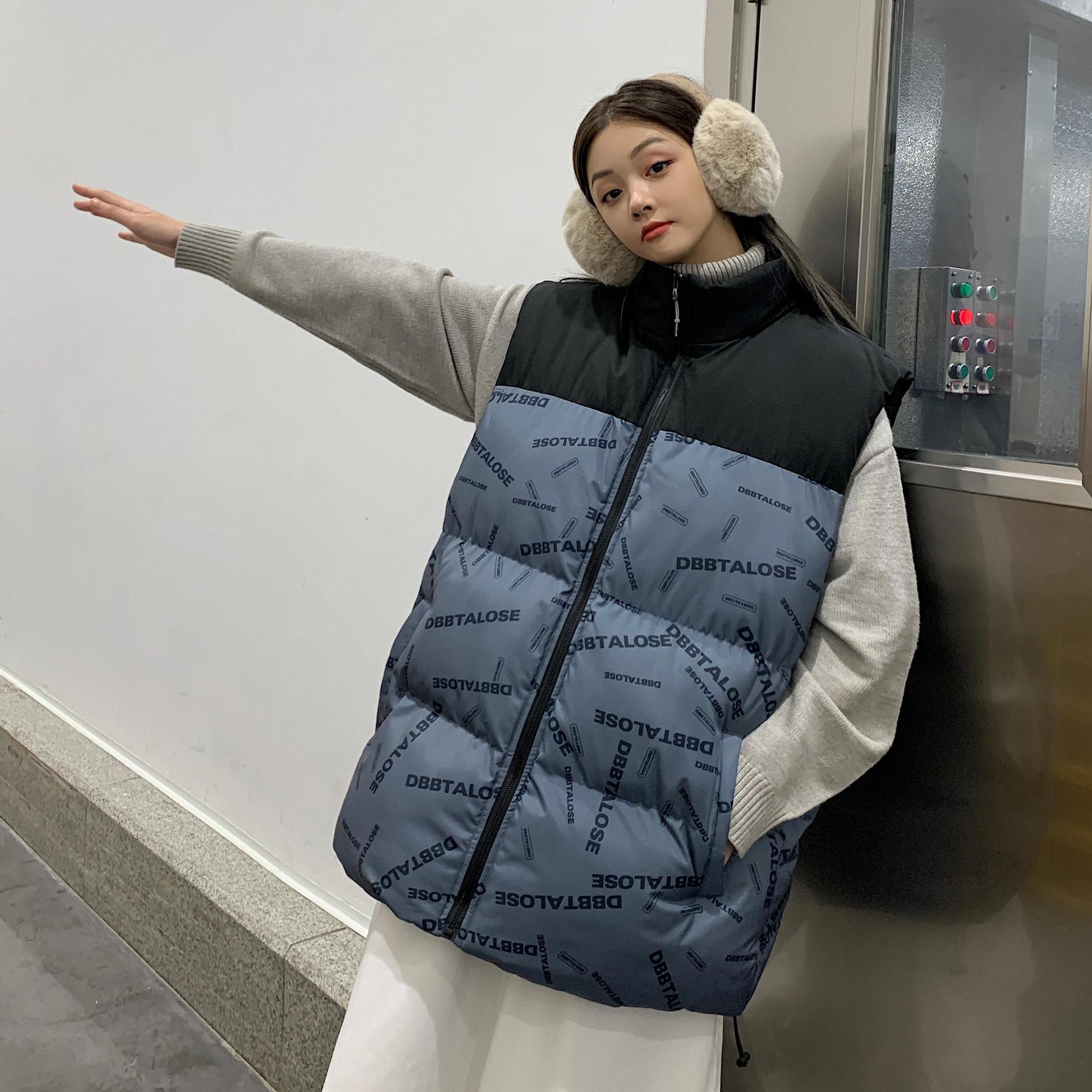 Chaleco de algodón para hombres chaleco cálido chaleco para hombres y mujeres chaleco casual chaleco transfronterizo Comercio exterior al por mayor