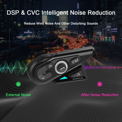 Helmet Bluetooth Intercom 2000m Motorcycle Helmet Headset