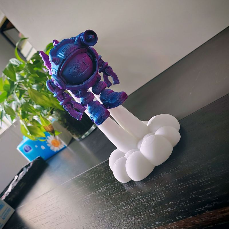 クロスボーダー3dプリント飛天機甲宇宙飛行士玩具置物手作りプレゼントカラー装飾アイデア潮遊びブラインドボックス|undefined