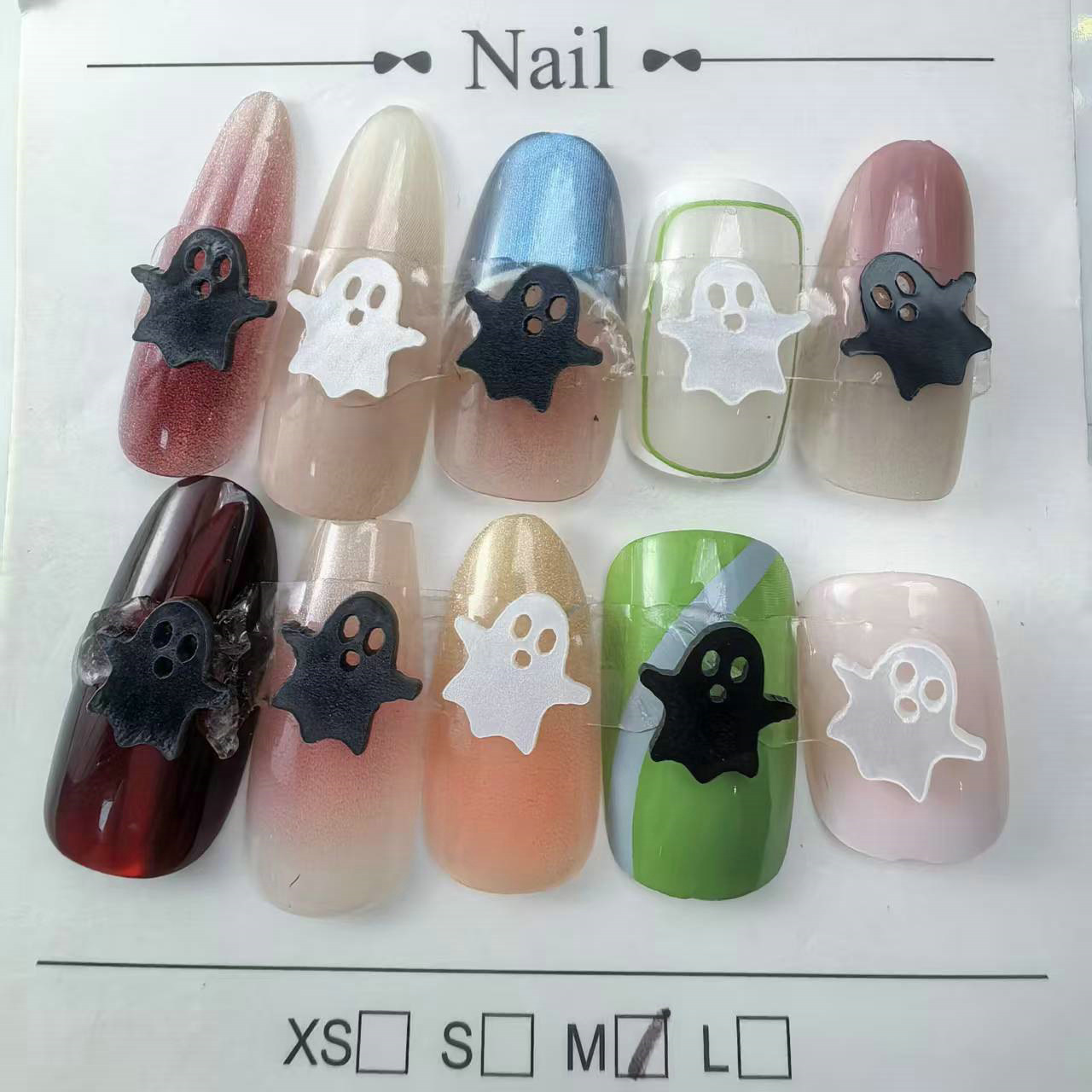 万圣节幽灵美甲饰品配件_04.jpg