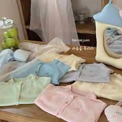 大小卷韩版女童开衫毛衣新款宝宝外套-32717