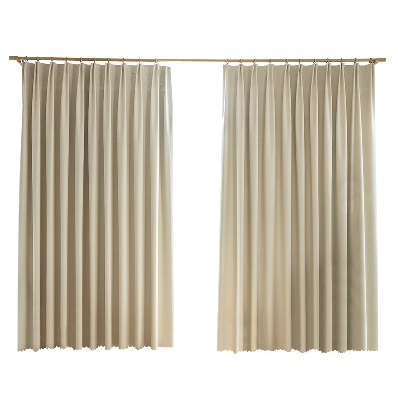 2026 cortinas totalmente sombreadas para el dormitorio nuevo lujo ligero ventanas flotantes modernas y simples balcón sala de estar gruesa tela de sombra solar