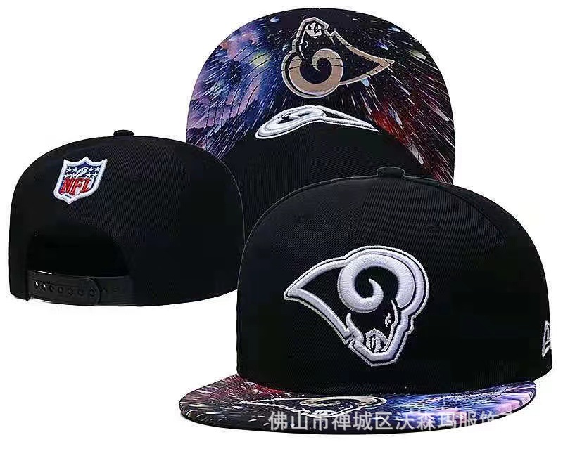 thumbnail image 1 of Sombreros populares Sombreros de ala plana de la NFL Sombreros de deportes de equipo Sombreros de la NFL ajustables, 1 of 2