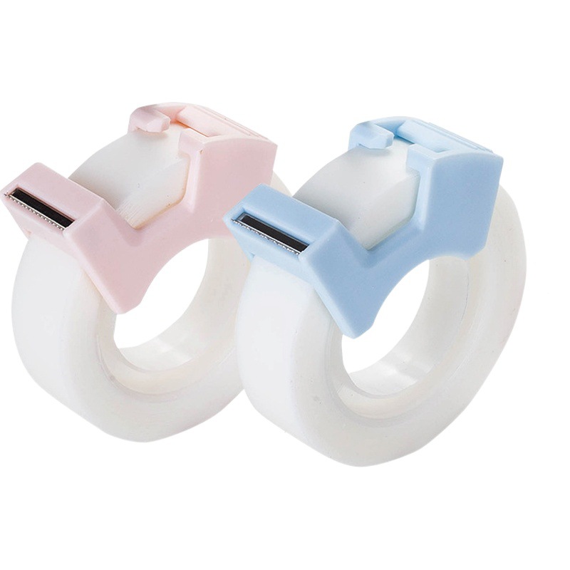Deli 30112 Invisible Tape Set Semi-Transparent Hand-Tearable Transparent Tape Small Size Student Strong Adhesive Tape Stationery