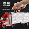 Children's realistic handheld double-sided storage system, trailer, car for boys, minifigure, suitable for import