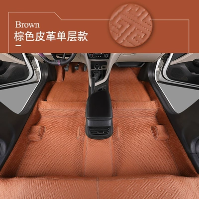 Car 360 Soft-packed Floor: Ayaqaltılar (Kovriklər) - brown-single-layer
