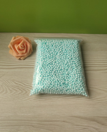 4-6mm macaron color bola de espuma material hecho a mano bricolaje Bola de partículas delgadas Planeta de flujo de relleno decorativo