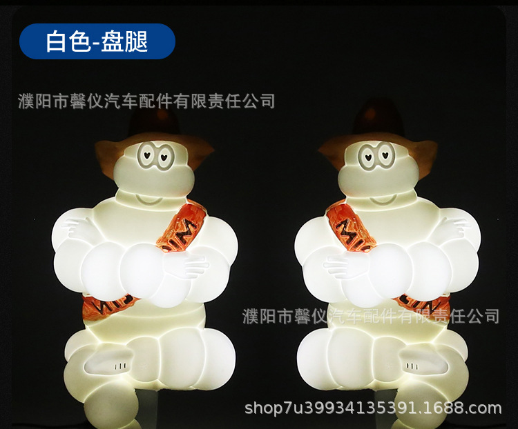 Suitable for Large Truck Roof Decoration, Chubby Boy Sunshade Decoration Light, Anime Figure Tail Light