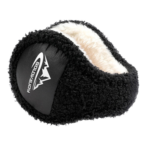 Winter warm earmuffs for men, antifreeze earmuffs for cycling, thickened and velvet, portable foldable plush earmuffs for back wear