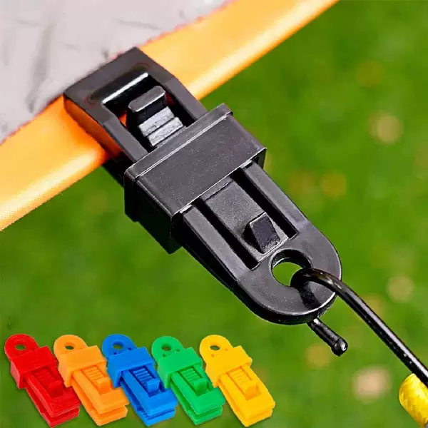 Carefully Selected Rainproof Cloth Camping Outdoor Tent Windproof Fixing Buckle Multifunctional Wind Rope Buckle Tarp Sunshade Net Fixing Clip