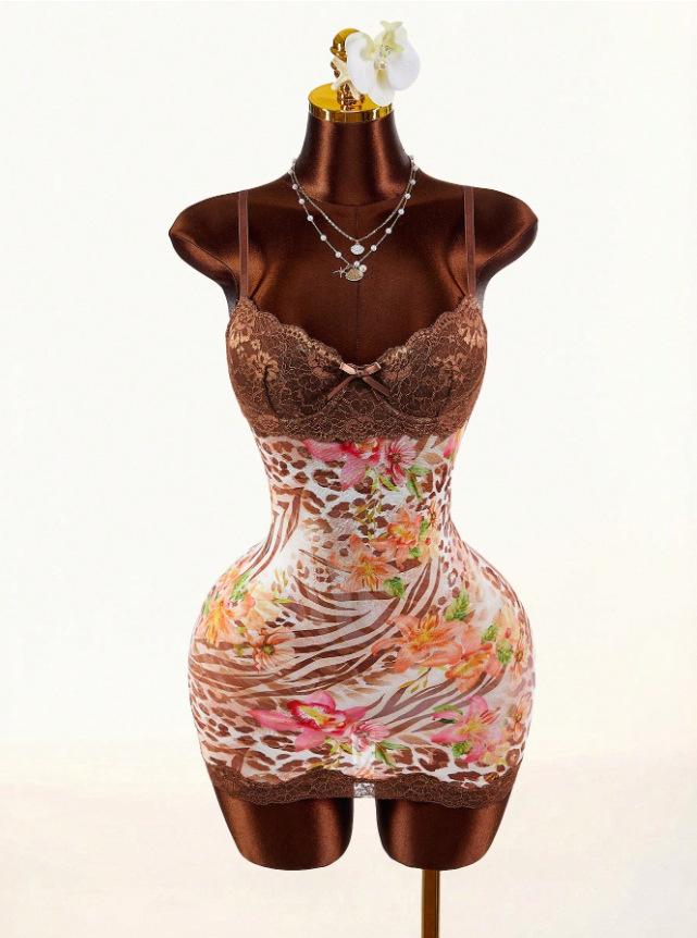 Pink leopard print / S