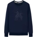 909 Double Horse Steel Press Royal Blue