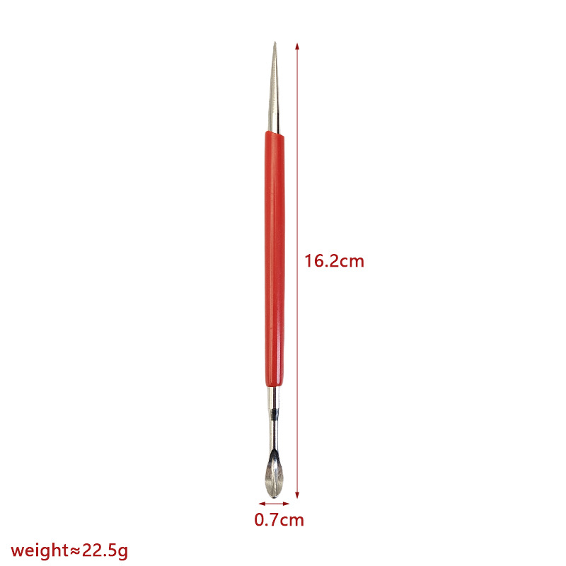 Cuero sangría pluma línea presionando pluma rollo de papel cabeza redonda pluma de cerámica arcilla herramienta de plástico