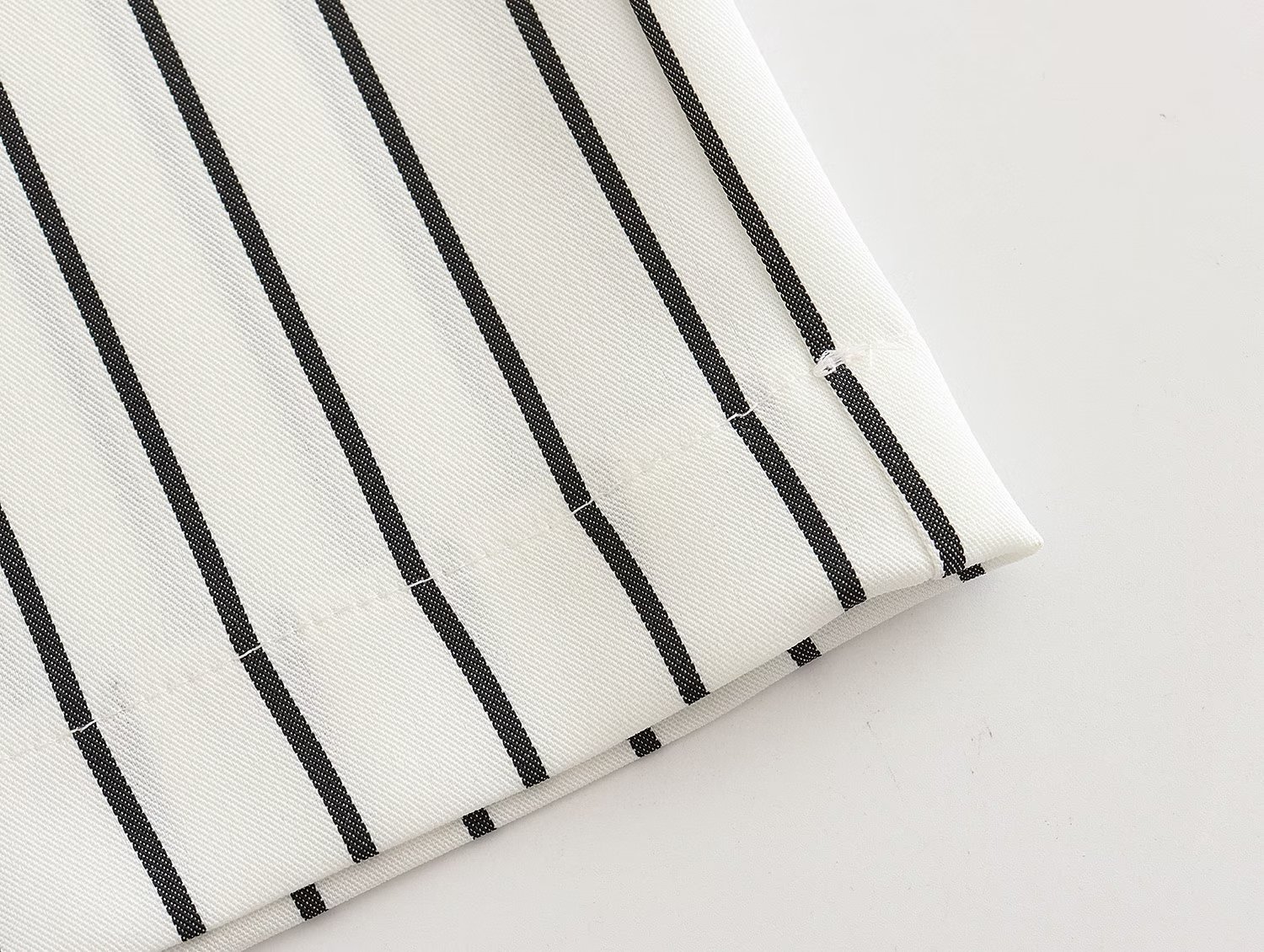 GraceChic, set di pantaloni larghi a gamba larga con tasche doppiopetto a righe da donna, primavera europea e americana_voghion.com