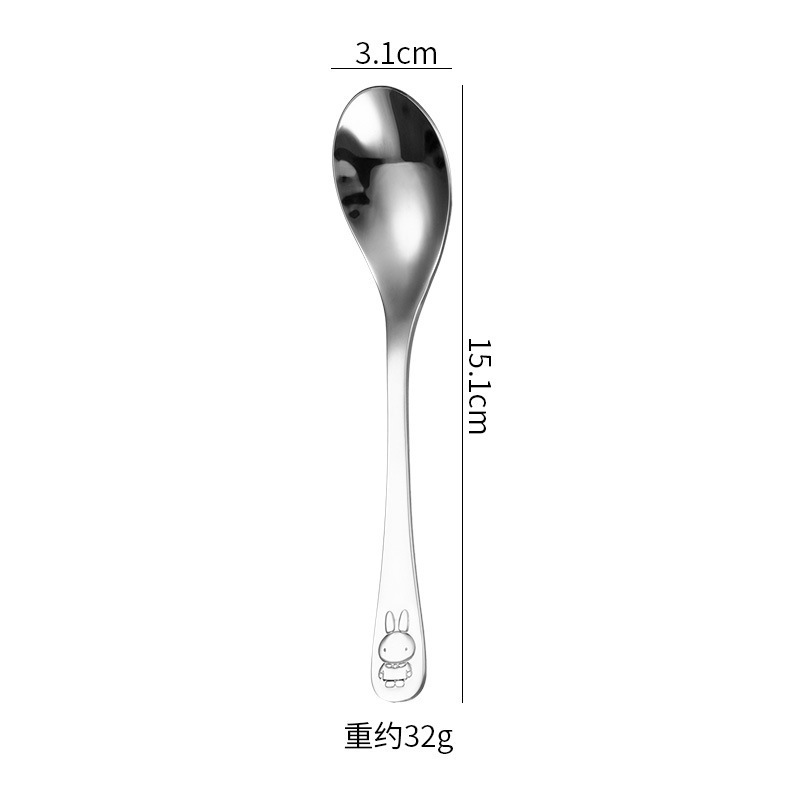 304ステンレス鋼のナイフ、フォーク、スプーンの3点セット、クリエイティブなインスタイルの子供用食器、家庭用ステーキナイフ、フォーク、フルーツフォーク|undefined