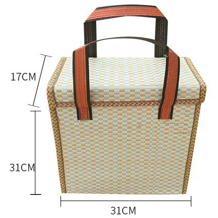 可折叠竹编竹篮子手提竹篮月饼鸡蛋土特产伴手礼礼品包装编织礼物