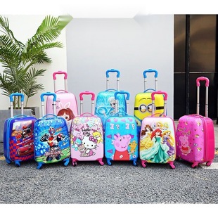 Children's Luggage, Male and Female Students, Minion Luggage, Cute Cartoon Yellow Duck Inch Trolley Case, Universal Wheels, Free Shipping