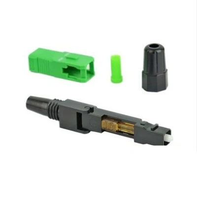 Предварительно захороненный SC/APC квадратная головка кожаный кабель оптический кабель волоконно-оптический холодный соединитель быстрый разъем