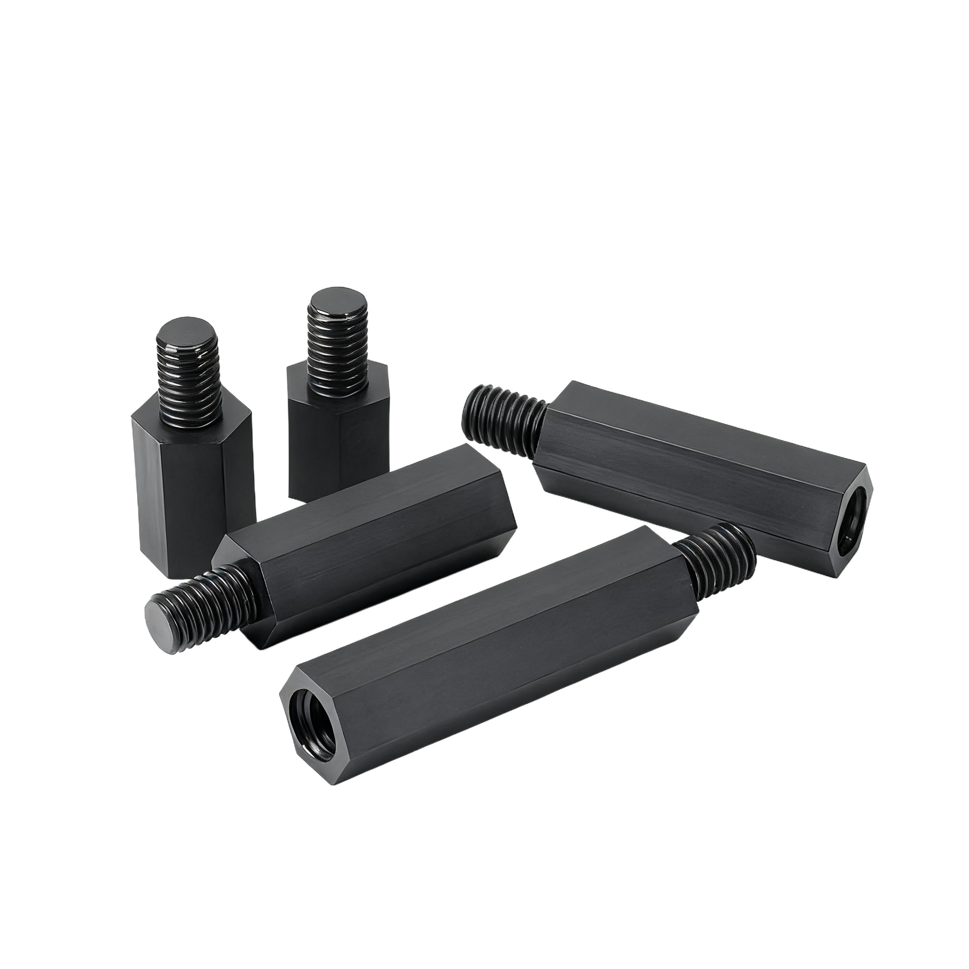 M4内外螺纹六角隔离柱 尼龙单头PCB间隔柱 塑料螺丝支撑柱