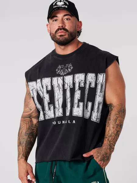 Youngla American Trendy Brand Men's Vest Summer New Jogging Sports Fitness Vest Fashionable Casual Sleeveless T-Shirt