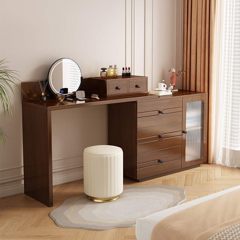 싱글테이블(월넛색상)