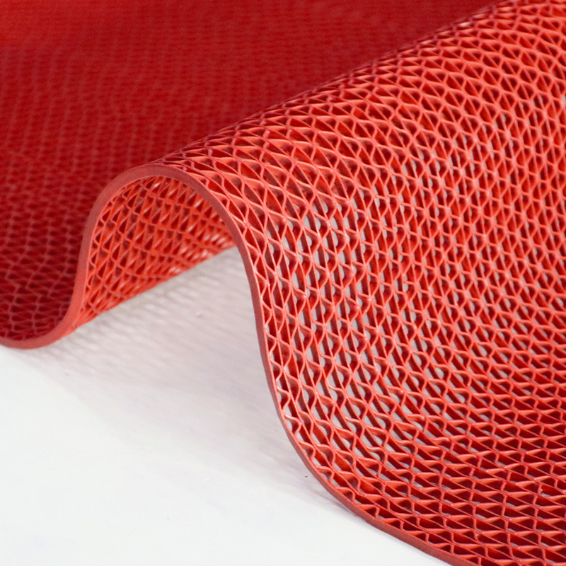 S型透かし彫り滑り止めマットpvcフロアマットプラスチックメッシュ浴室マットキッチントイレプール防水フロアマット|undefined