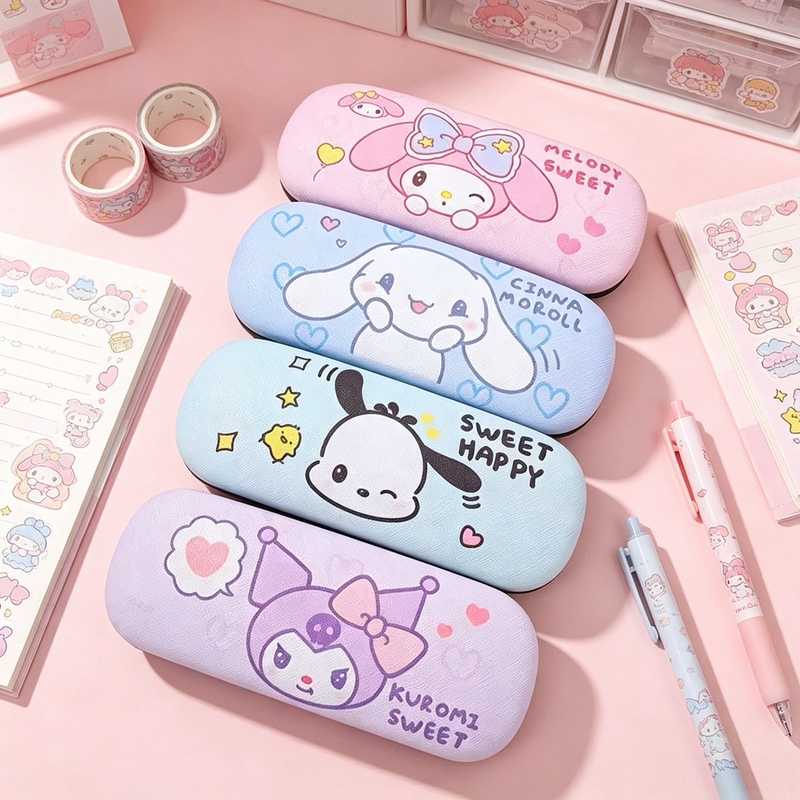 New Style Glasses Case, Children's Glasses Case, Fresh and Portable, High-Looking, Waterproof and Pressure-Resistant, Student Sunglasses Storage Box New Style Glasses Case, Children's Glasses Case, Fresh and Portable, High-Looking, Waterproof and Pressure-Resistant, Student Sunglasses Storage Box