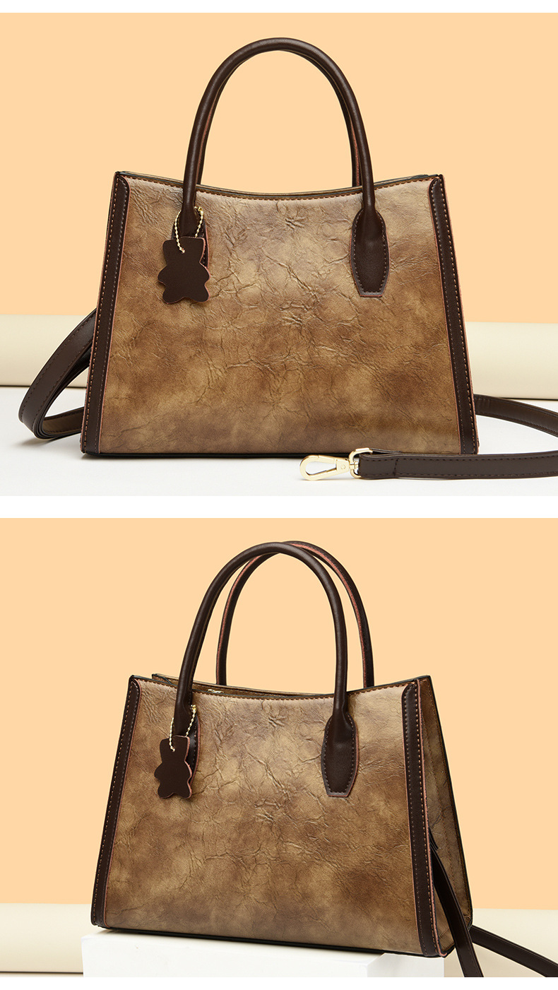 Women's Large Capacity Tote Handbag Soft Leather Elegant Bag_voghion.com